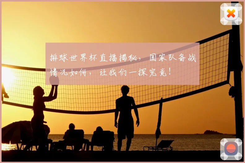 排球世界杯直播揭秘，国家队备战情况如何，让我们一探究竟！