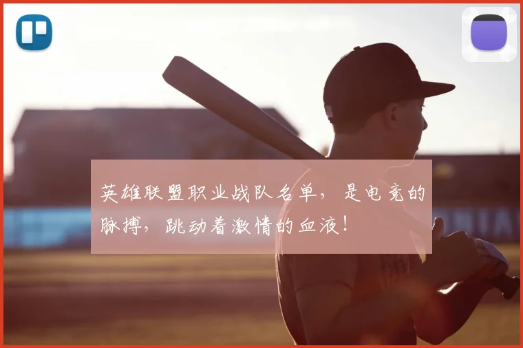 英雄联盟职业战队名单，是电竞的脉搏，跳动着激情的血液！